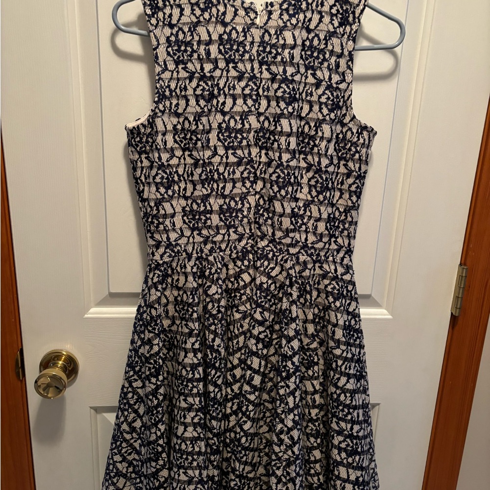 Maiden Jules Black and White sleeveless dress